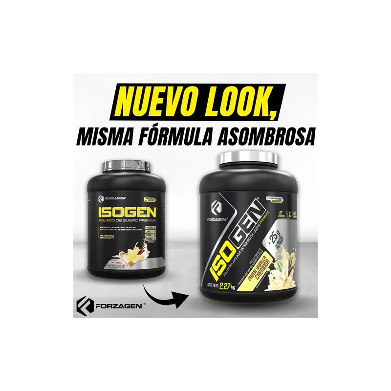 Forzagen Proteína Isogen 5 Lb Sabor Vainilla