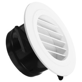 Ciieeo 2pcs Efficient Soffit Vent Covers Round Mesh Exhaust Fan Conditioner Soffit Exhaust