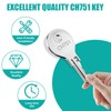 5 Pcs CH751 Key, Siapupy Universal CH751 replacement keys, RV