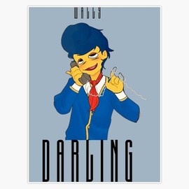 Wally Darling Call Phone Bumper Sticker Window Water Bottle Decal 5"