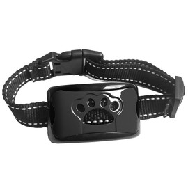 Denlupa Bark Control Collar | Gentle Quietness Training | Mild Vibratory Correction, Suitable for All Dog Breeds | Efficient Bark Management Device (Battery-Powered)