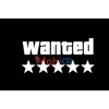 Wanted Car Decal with 5 Stars, 7 x 3.26 inches,