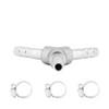 Refuuch Stainless Steel 1/4" Hose Barb Wye 3 Way Y