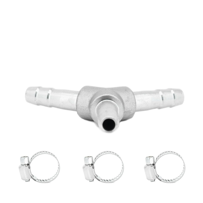 Refuuch Stainless Steel 1/4" Hose Barb Wye 3 Way Y