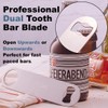 FLOW Barware Bar Blade, 18cm Steel Bottle Opener | Heavy Duty Crown Bottle Openers | Professional Dual Version Bar Blades Bottle Opener | Silver