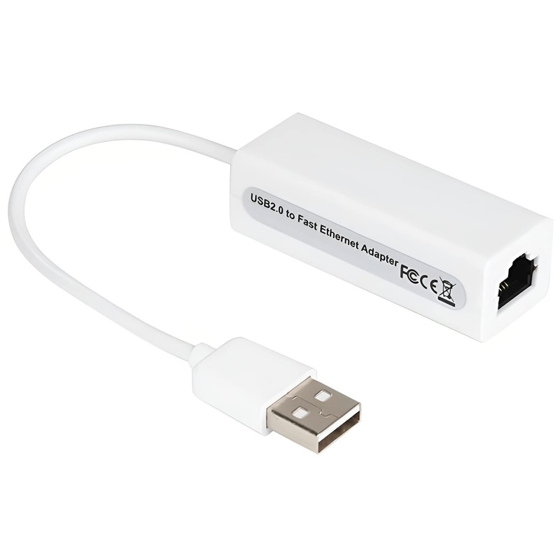 JacobsParts USB 2.0 Ethernet Network Adapter 100Mbps Wired LAN for