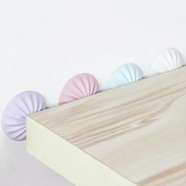 Door Handle Wall Protector: Shock Absorbing & Silencing Rubber Sticker Wall Pink GD06198 100ea