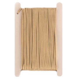 HERCULES Paracord Guy Rope, Camping Rope, Tent Rope, Outdoor Use, Load Capacity 551.1 lbs (250 kg), 7 Cores, Khaki, 33.1 ft (15 m)