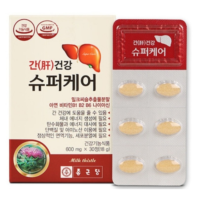 Chong Kun Dang Liver Health Milk Thistle Nutrients Approximately 2