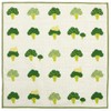 Hamamonyo Washed Towel Handkerchief, Morimori Broccoli, Green