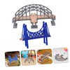 Kisangel Funny Bridge Toy DIY Train Accessory Model Train Bridge