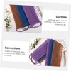 PACKOVE 3Pcs Back Scrubber Towels Exfoliating Body Scrubber for Effortless