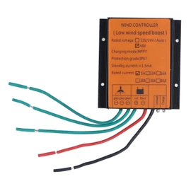 Wind Charge Controller 48V 600W MPPT Low Voltage Charging IP67 Protection Step Up Wind Energy Controllers 5A