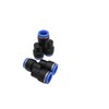 Pneumatic Y-Connector 14 mm IQS Hose Connector with Three Outputs/Compressed