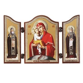 NKlaus 1406 GM of Pochaev Christian Icon Pochaevskaja Bogorodica Travel Altar