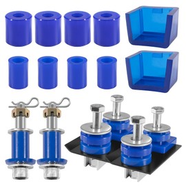 Compatible with Peterbilt Hood Roller Bushings Kit, Peterbilt 379 377 357 378 Engine Hood Hinge Pivot Bolt, Truck Hood Bumper, Replace for 13-04154, 13-04164, 13-04391, 13-03593