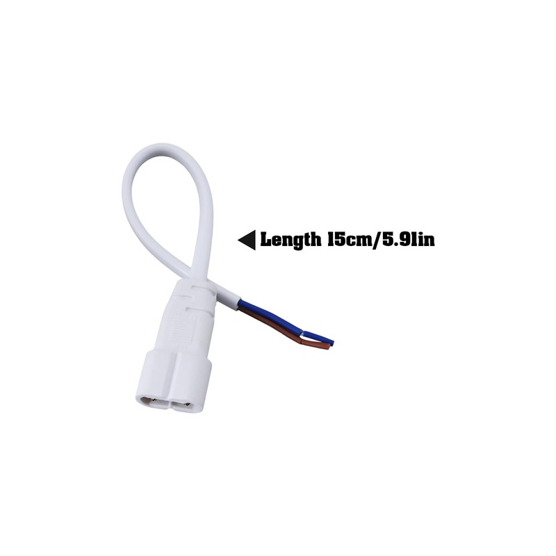VGOL 4 Stücke 2Pin LED Rohr Stecker Power Kabel 15cm