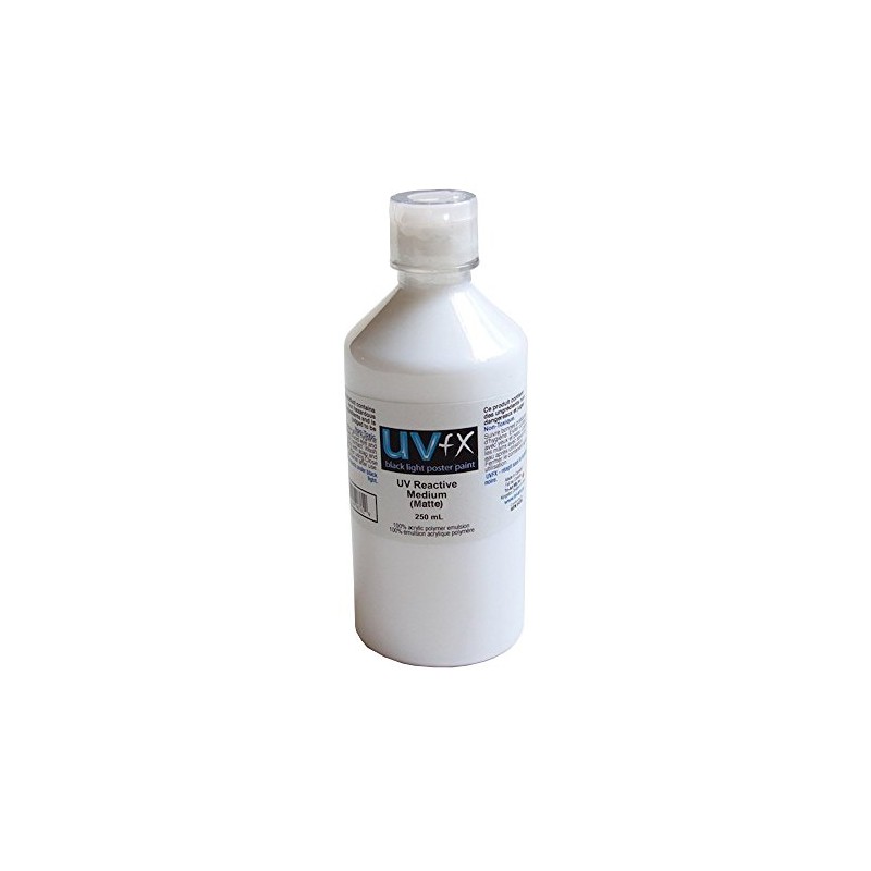 Uvfx Black Light Medium 250Ml Matte, White,