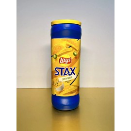 Lays 〽️ New LAYs Stax Zesty Queso Pepper Jalapeno Potato Crisps Crunch Chips 5.5 oz