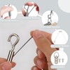 4 Sets Picture Hanging Kit, Supports up to 50lbs Include
