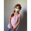Children Small Fitted Printed Cotton Cloth Face Mask w/Filter Pocket
