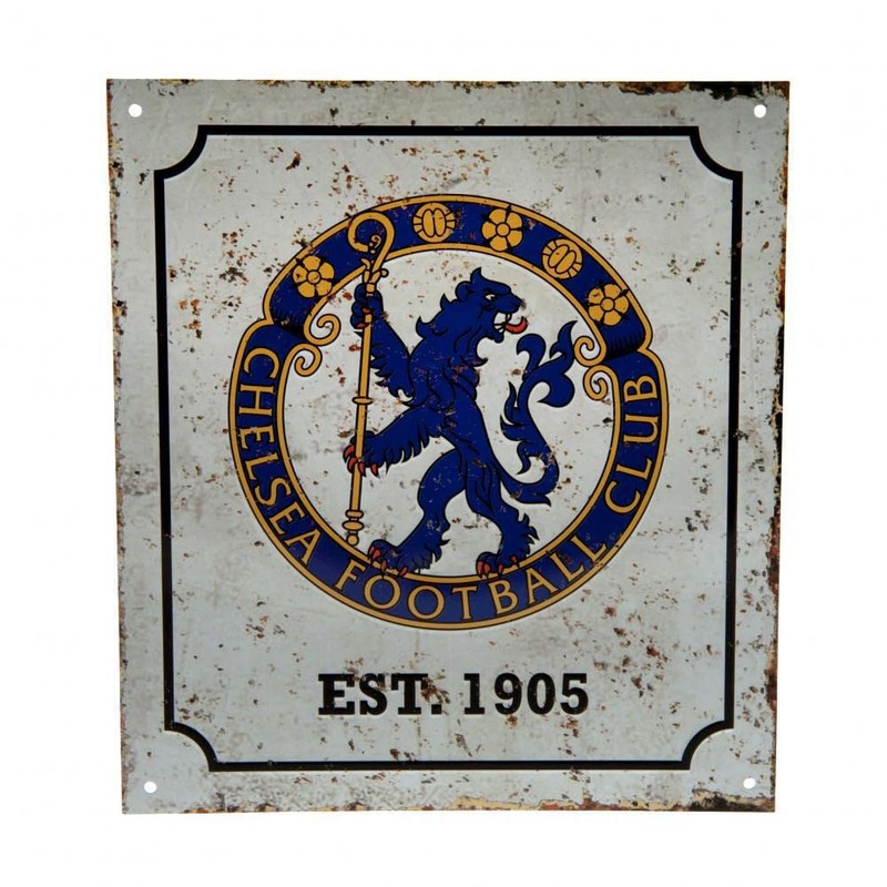 Chelsea Retro Logo Sign - Multi-Colour