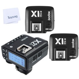 Godox X2T-S 2.4G TTL Wireless Flash Trigger with 2X X1R-S Controller Receiver, can use Smartphone APP Remote,Compatible with Sony a77 II a77 a99 ILCE-6000L a9 A7R A7RII A7M3 A7M2 A7RIII a350 DSC-RX10