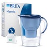 BRITA Marella Cool Filterkaraffe, 2,4 l, Blau, inkl. 1 Filterkartusche