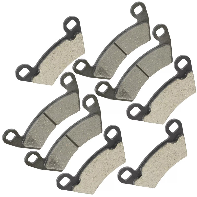 Caltric Front and Rear Brake Pads for Polaris Ranger XP