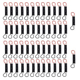 WAYLLSHINE 50 Pcs 1 x 1.5V AA Battery Spring Clip Black Plastic 1 x 1.5V AA Battery Case Holder Box Black Red Wire Leads
