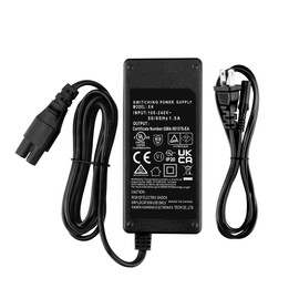 FITE ON 2-Prong AC/DC Adapter Compatible with Cloud Massage RF-660 RF660 555372304 Air Pressure Foot and Calf Massager Deep Kneading Machine with Heat Power Supply Cord Battery Charger Mains PSU