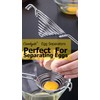 CAMKYDE Egg Separator Food Grade Stainless Steel Egg Yolk White