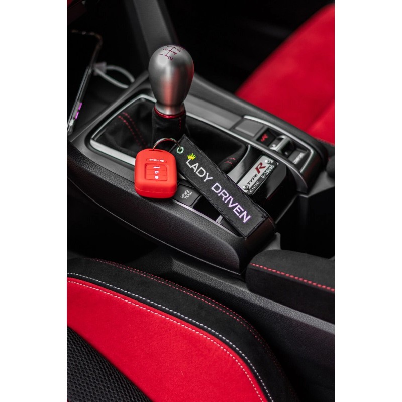 JET Lady Driven jet tag keychain