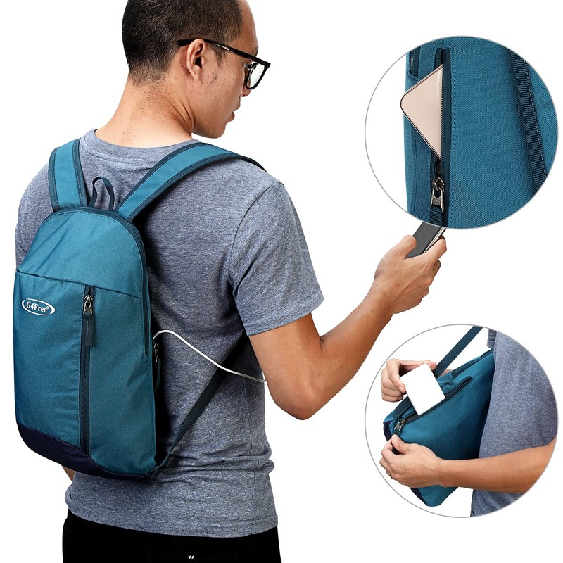 G4Free Hiking Backpack 10L Lightweight Compact Versatile Outdoor Backpack for