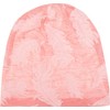 styleBREAKER Beanie Hat with Woven Feather Pattern, Slouch Long Beanie,