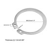 sourcing map 40mm External Circlips C-Clip Retaining Shaft Snap Rings