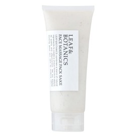 Leaf & Botanics Face Massage Pack, Pure Rice Sake