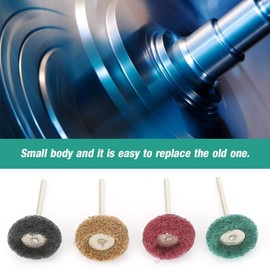 Juego de ruedas de pulido de 80 piezas, para pulido de pulido, almohadillas de pulido Kit de pulido de ruedas para amoladoras eléctricas de 25 mm