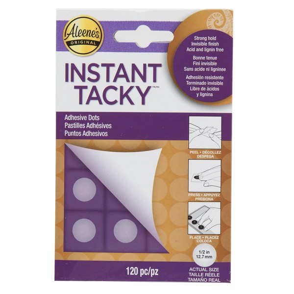 Aleene's 33187 Instant Tacky Adhesive Dots