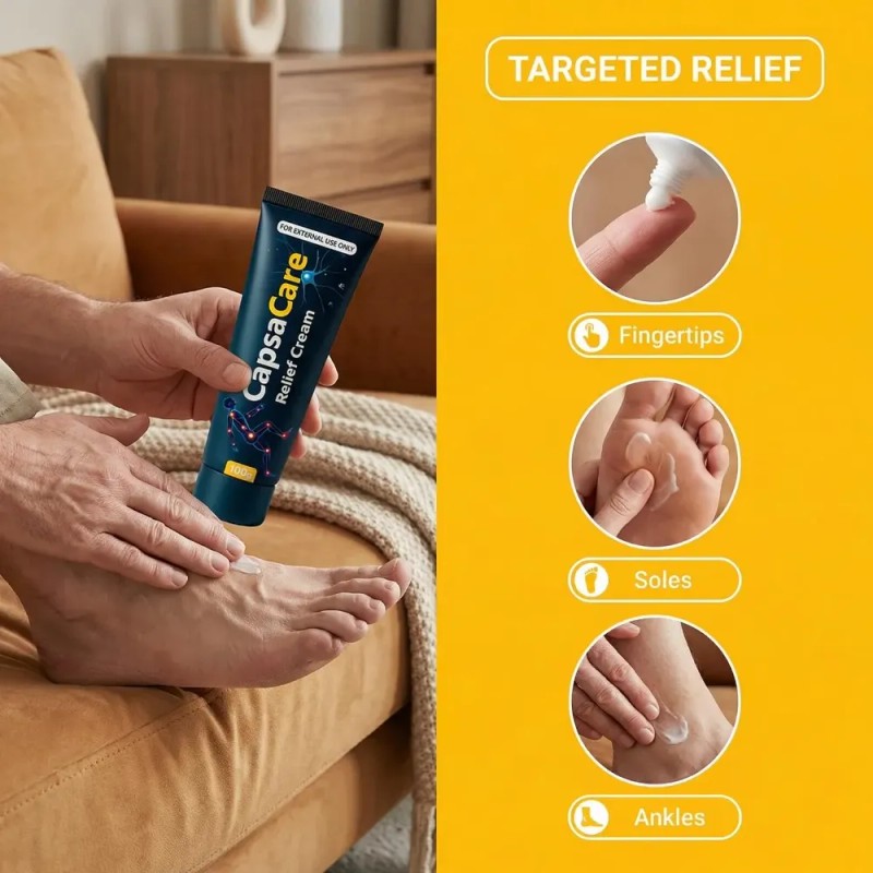 Crema De Alivio De Neuropatía Capsacare -capsaicina Y Arnica
