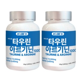 닥터스원 타우린 아르기닌 1000 120정x2통 Dr. Swan Taurine Arginine 1000 120 Tablets x 2 Bottles