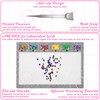 Bead Mat with Bead Scoop and Tweezers, 11.4x8inch Beads Design