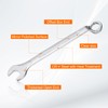 sourcing map Combination Wrench Offset 19mm 75-Degree 12-Point Box End