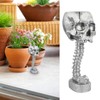 Skull Planter Spine Stand Set Innovative Exquisite Decorative Hand Painted