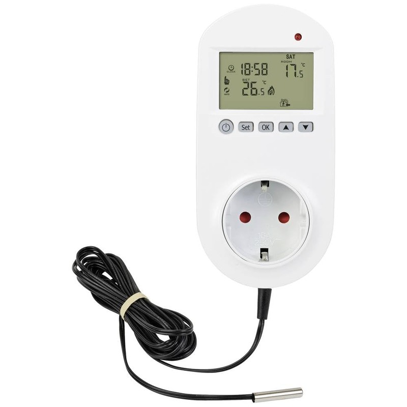 Sygonix SY-5372566 Universal Thermostat Adaptor Plug Weekly Program Pack of