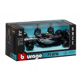 Bburago - F1 Mercedes-AMG W16 2025#12 Antonelli, Auto diecast a Scala 1:43 con dettagli autentici, replica F1 Mercedes, carrozzeria argento/nero, licenza ufficiale, Età consigliata 3+ anni.