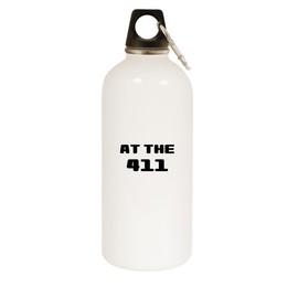 Molandra Products at The 411-20oz Stainless Steel White Water Bottle with Carabiner, White