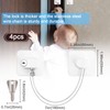 Pack of 4 Fridge Lock, Child Lock for Cupboards and