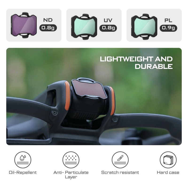 Freewell ND32 Filter for Avata 2 Master Harsh Light