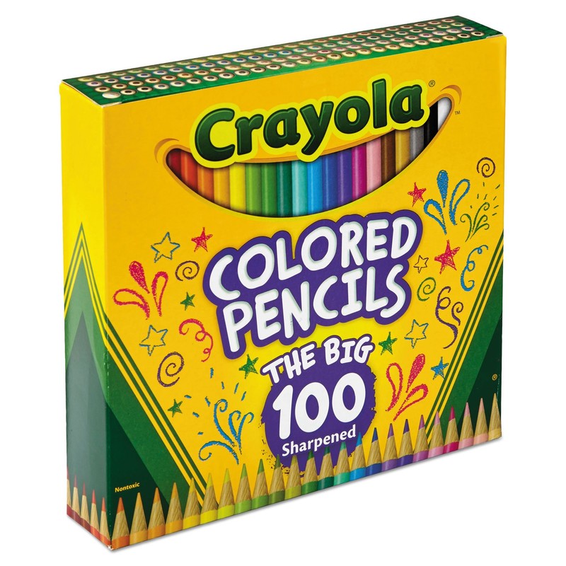 100 Colored Pencils (Set of 100)